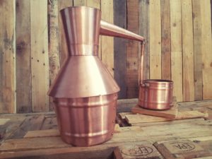 24L Kentucky Copper Pot Still distilling