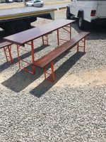 Beerfest benches for hire