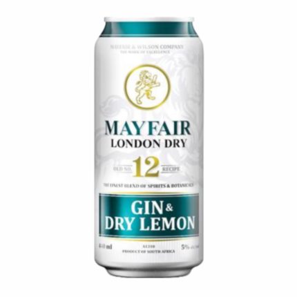 mayfair gin& dry lemon