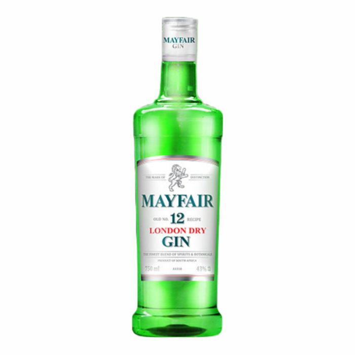 mayfair london dry gin 750ml